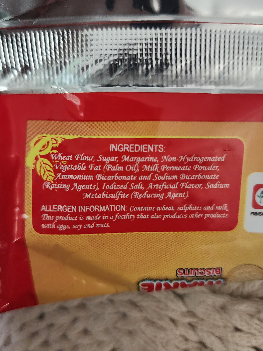 Fibisco Marie Biscuits 10x25g