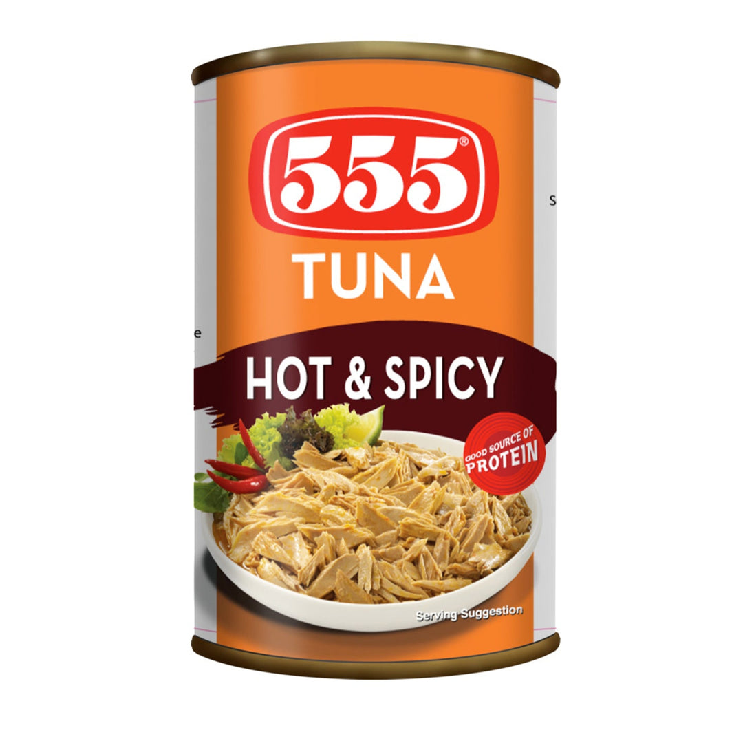 555 Tuna Flakes Hot & Spicy - 5.5oz