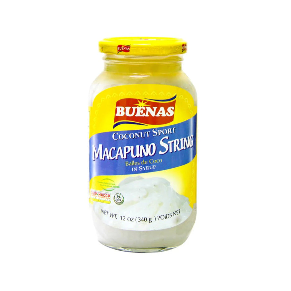Buenas Coconut Sports Macapuno Strings in Syrup - 12oz