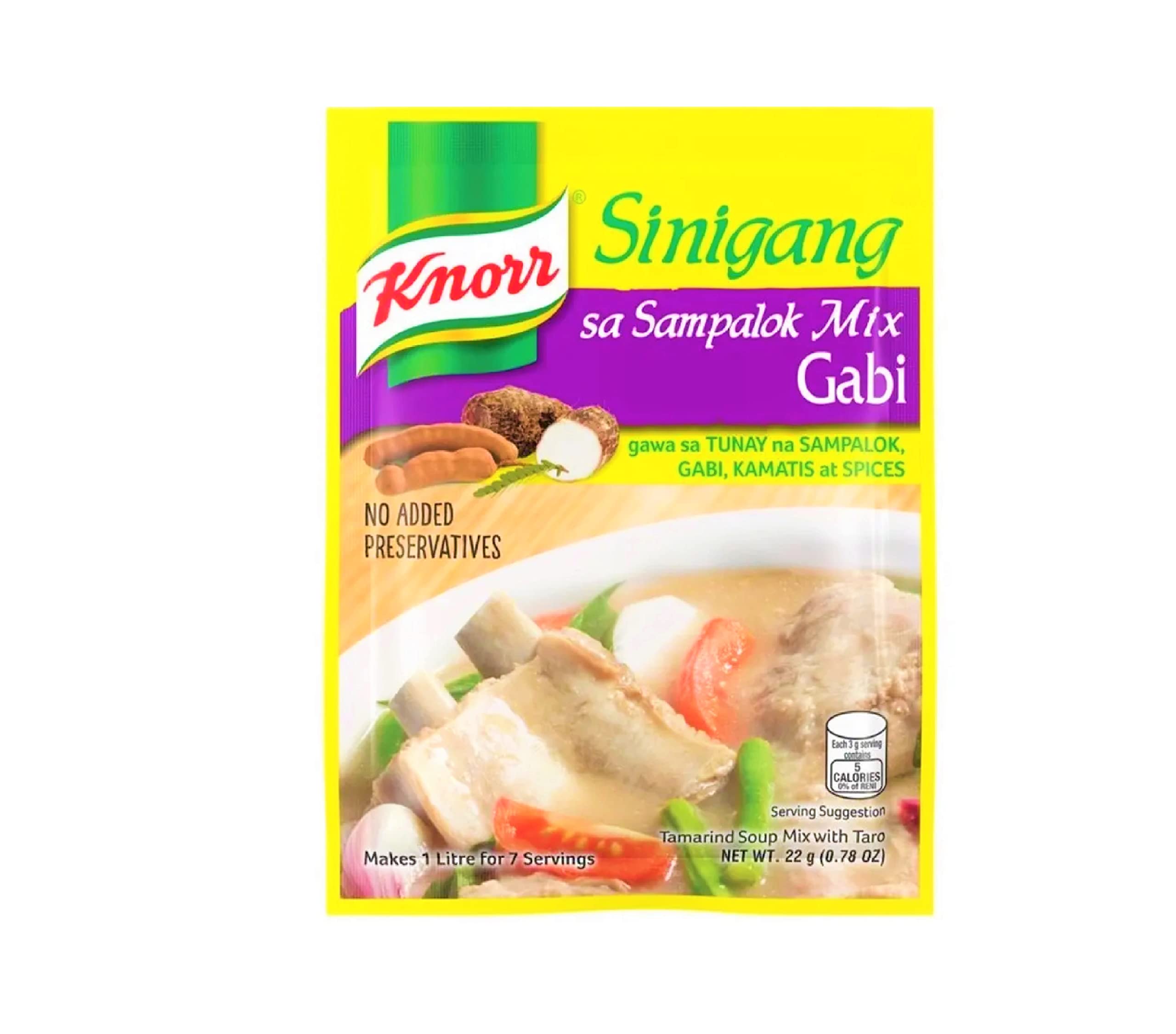 【絶品】 Knorr Sinigang Sa Sampalok Mix w/ Gabi 22g – Lili Mart 調味料・料理の素・油