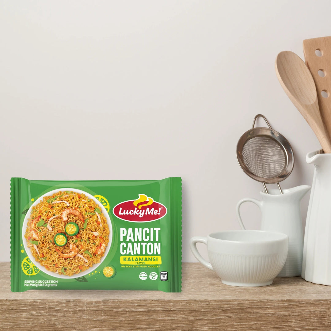 Lucky Me Pancit Canton Calamansi Flavor - 80g