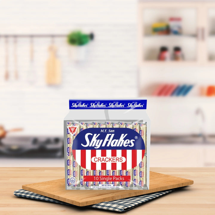 M.Y. San - SkyFlakes Crackers  Snack Pack 10 pack - 250g