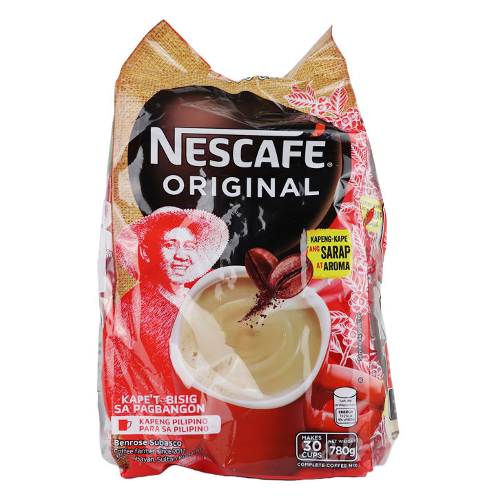 Nescafe Original 3-in-1 Coffee Mix (30 sachets) - 780g