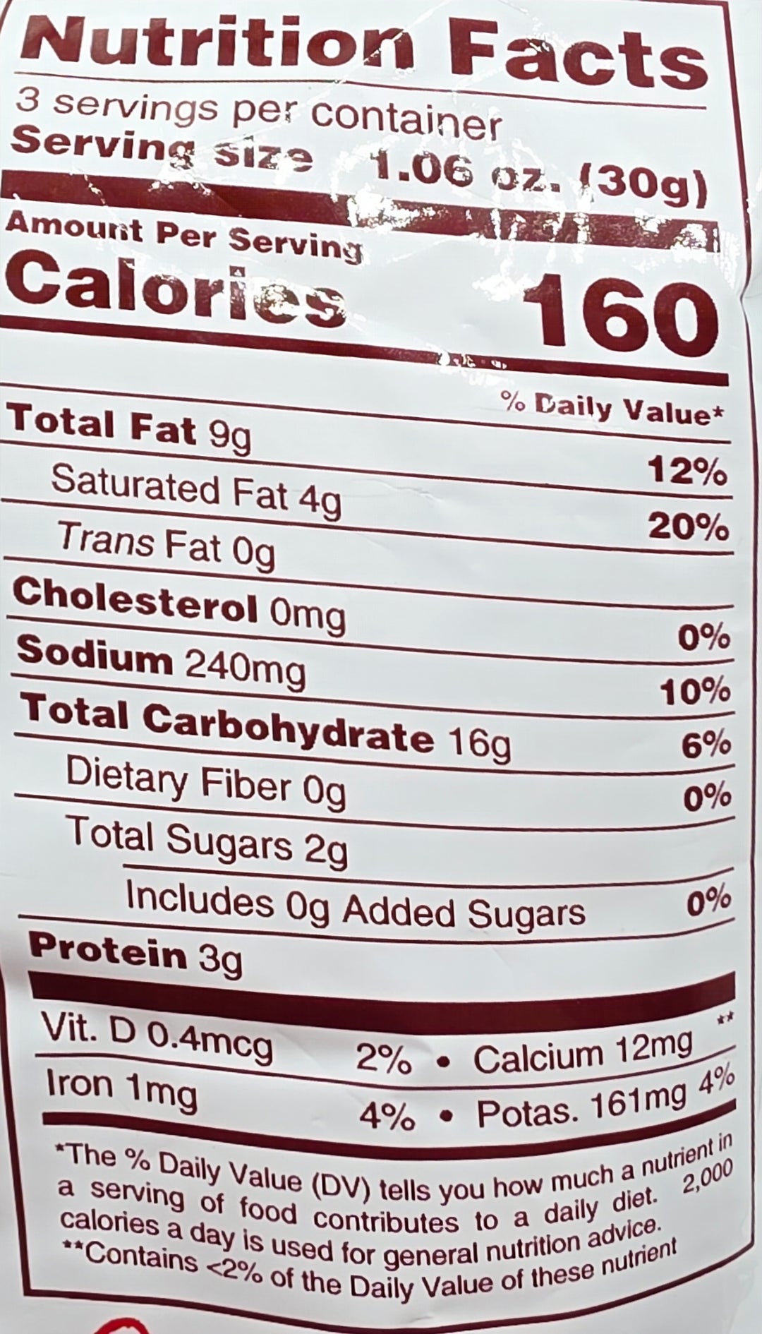 Oishi Marty's Cracklin' Salt & Vinegar Flavor - 90g