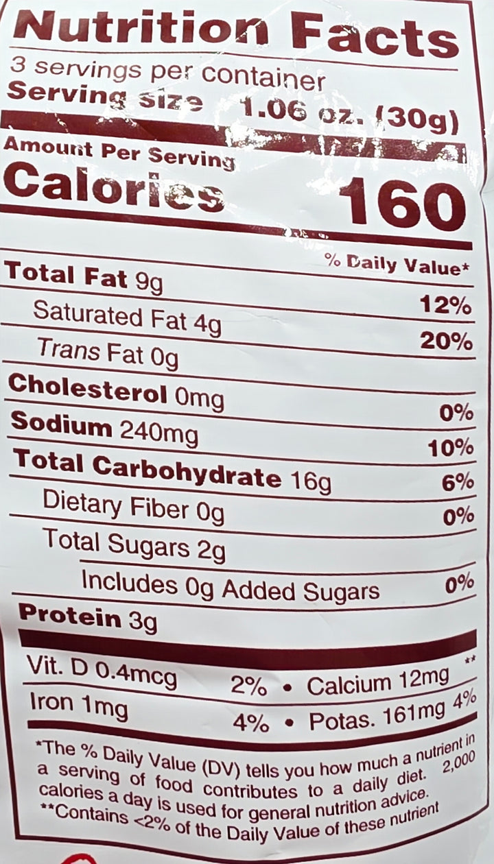 Oishi Marty's Cracklin' Salt & Vinegar Flavor - 90g