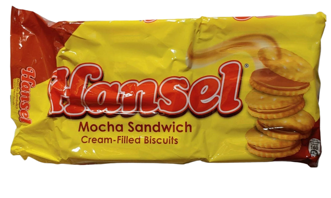 Rebisco Hansel Mocha Sandwich Cream-Filled Biscuits 10 Pack - 10x32g