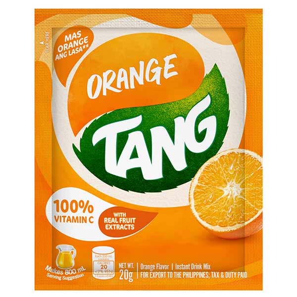 Tang Orange Powdered Drink Mix (Sachet) - 20g