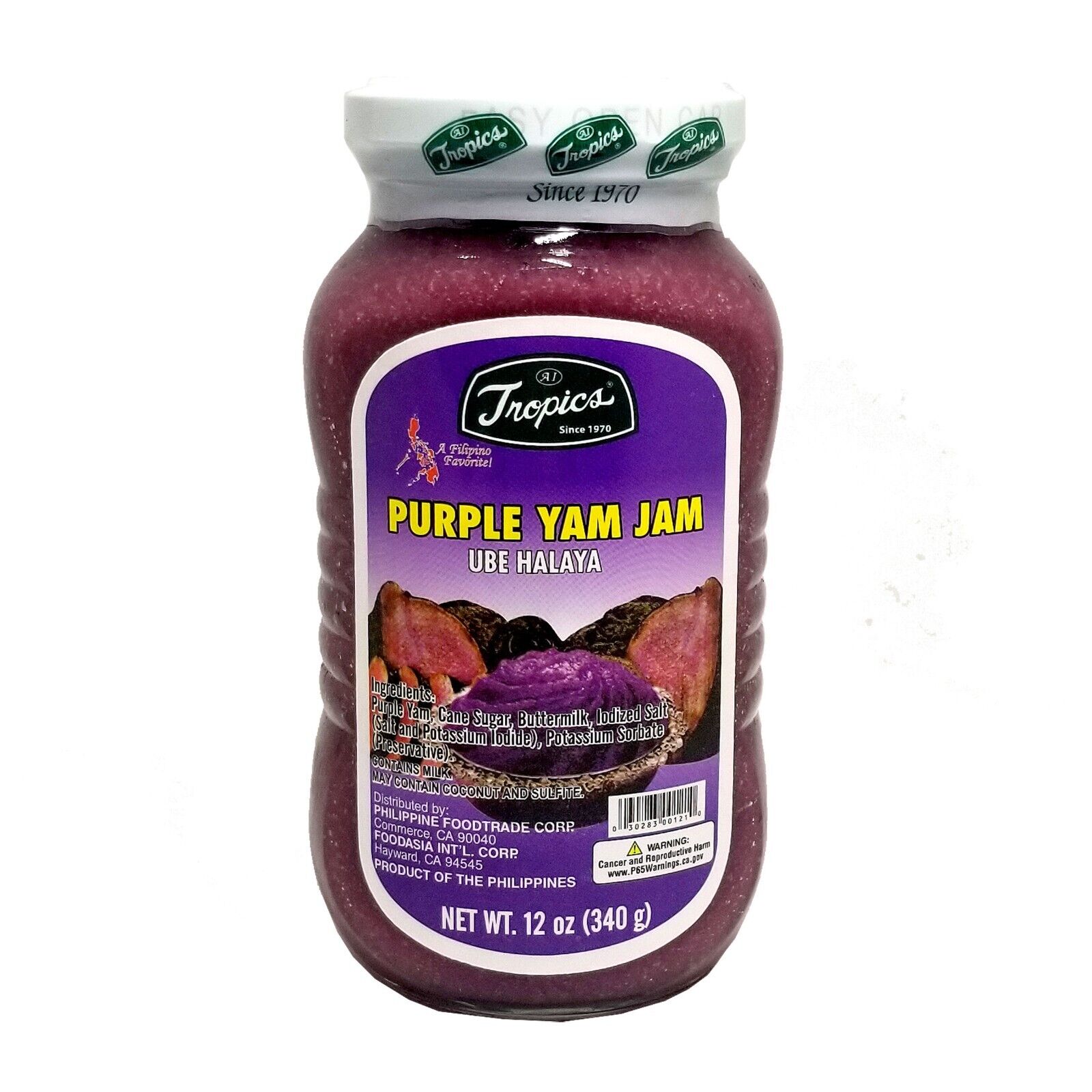 Tropics - Purple Yam Jam - Ube Halaya (SMALL) - 12oz – Lili Mart