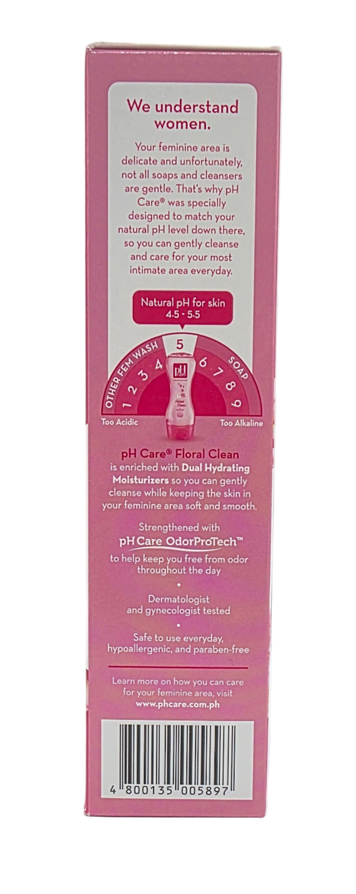 PH Care Daily Feminine Wash Floral Cream - 150mL