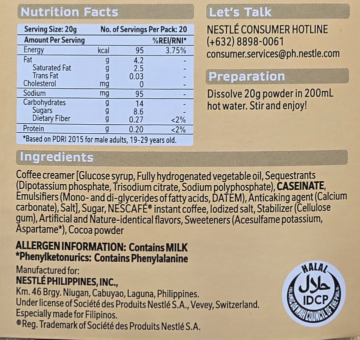 Nescafe Creamy Latte Coffee