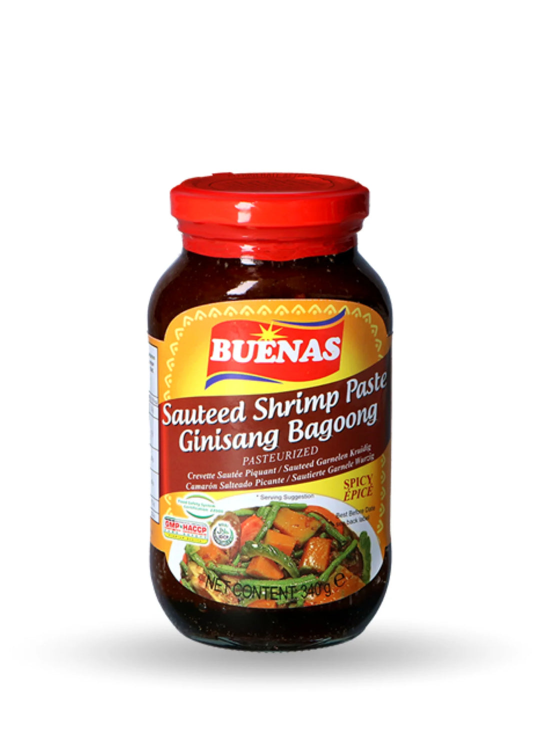 Buenas Sauteed Shrimp Paste Ginisang Bagoong Spicy - 340g