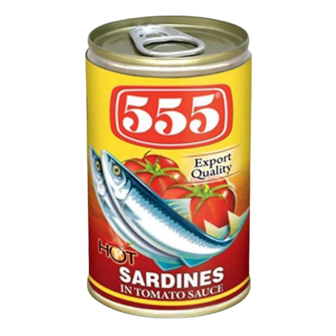 555 - Sardines in Tomato Sauce Hot Spicy - 5.5oz