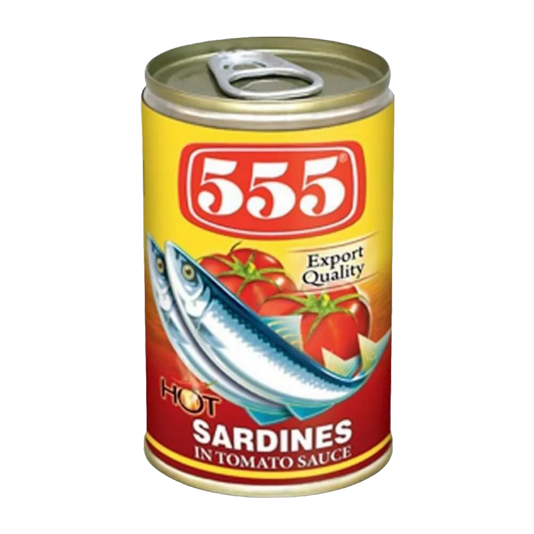 555 - Sardines in Tomato Sauce Hot Spicy (SMALL) - 5 oz