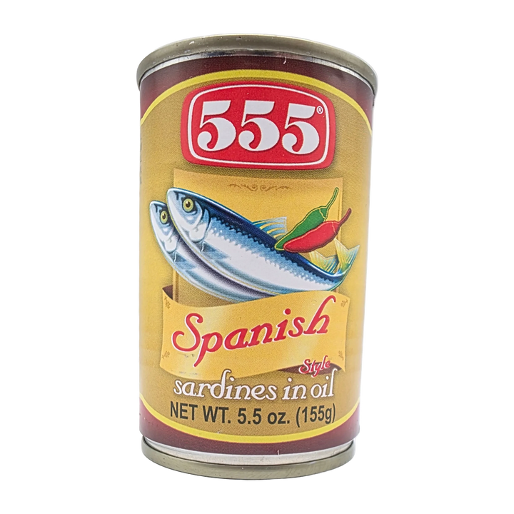 555 Spanish Style in Sardines in Oil - 5.5oz
