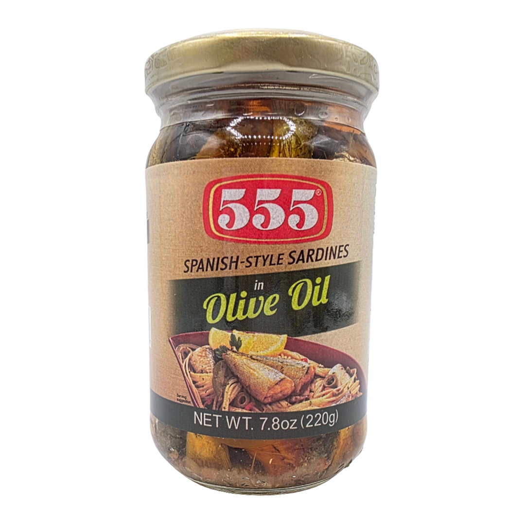 555 Spanish Style Sardines in Olive Oil - 7.8oz