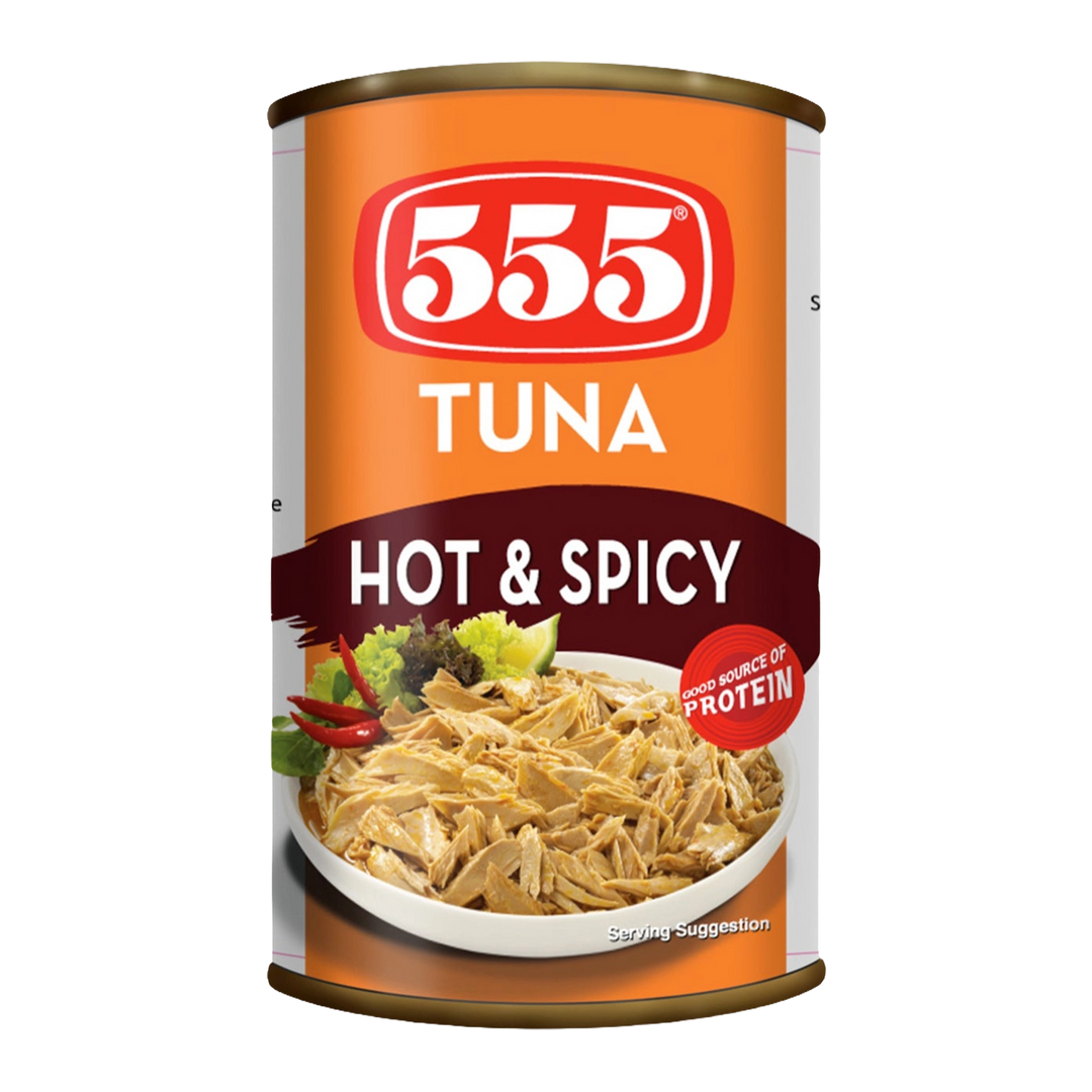 555 Tuna Flakes Hot & Spicy - 5.5oz