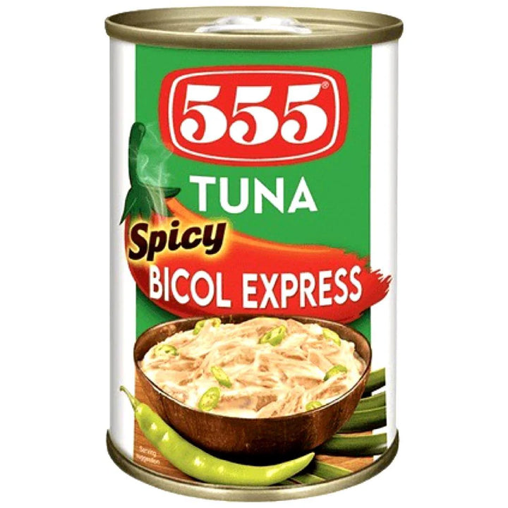 555 Tuna Flakes Bicol Express Spicy - 5.5oz