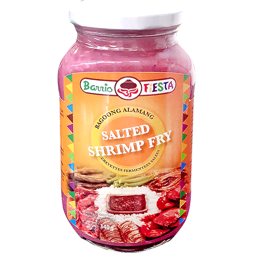 Barrio Fiesta Bagoong Alamang Salted Shrimp Fry - 12oz