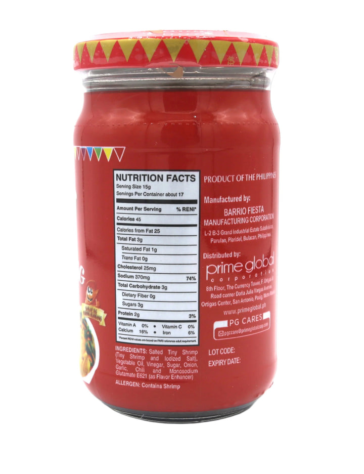 Barrio Fiesta Sauteed Shrimp Paste Spicy - 250g