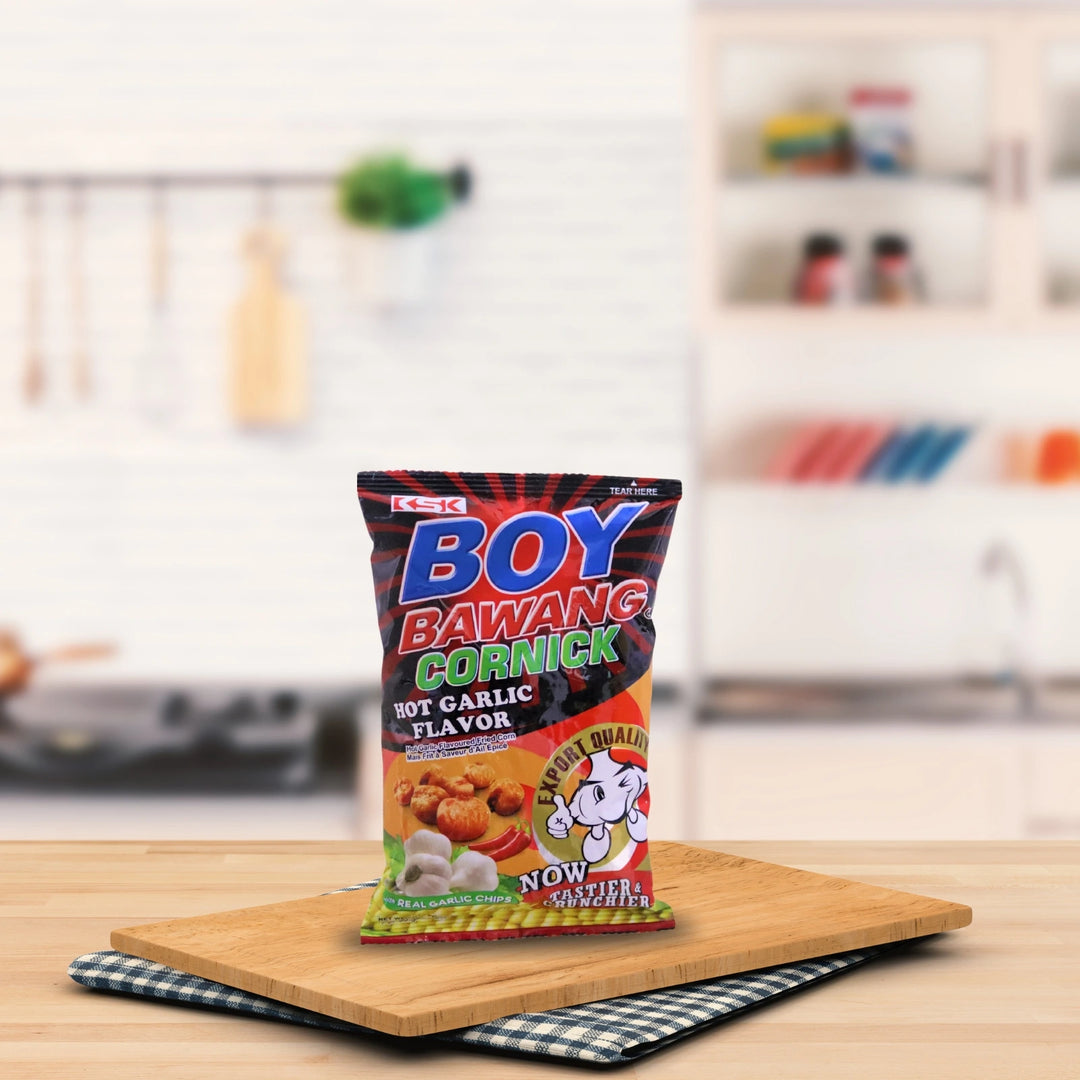 Boy Bawang - Cornick Hot Garlic Flavor - 100g