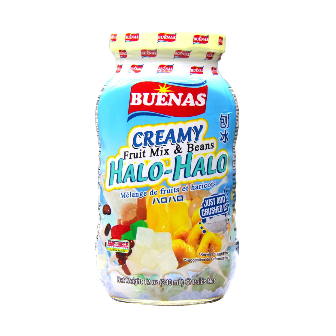 Buenas Creamy Halo-Halo Fruit Mix and Bean in Syrup - 12oz