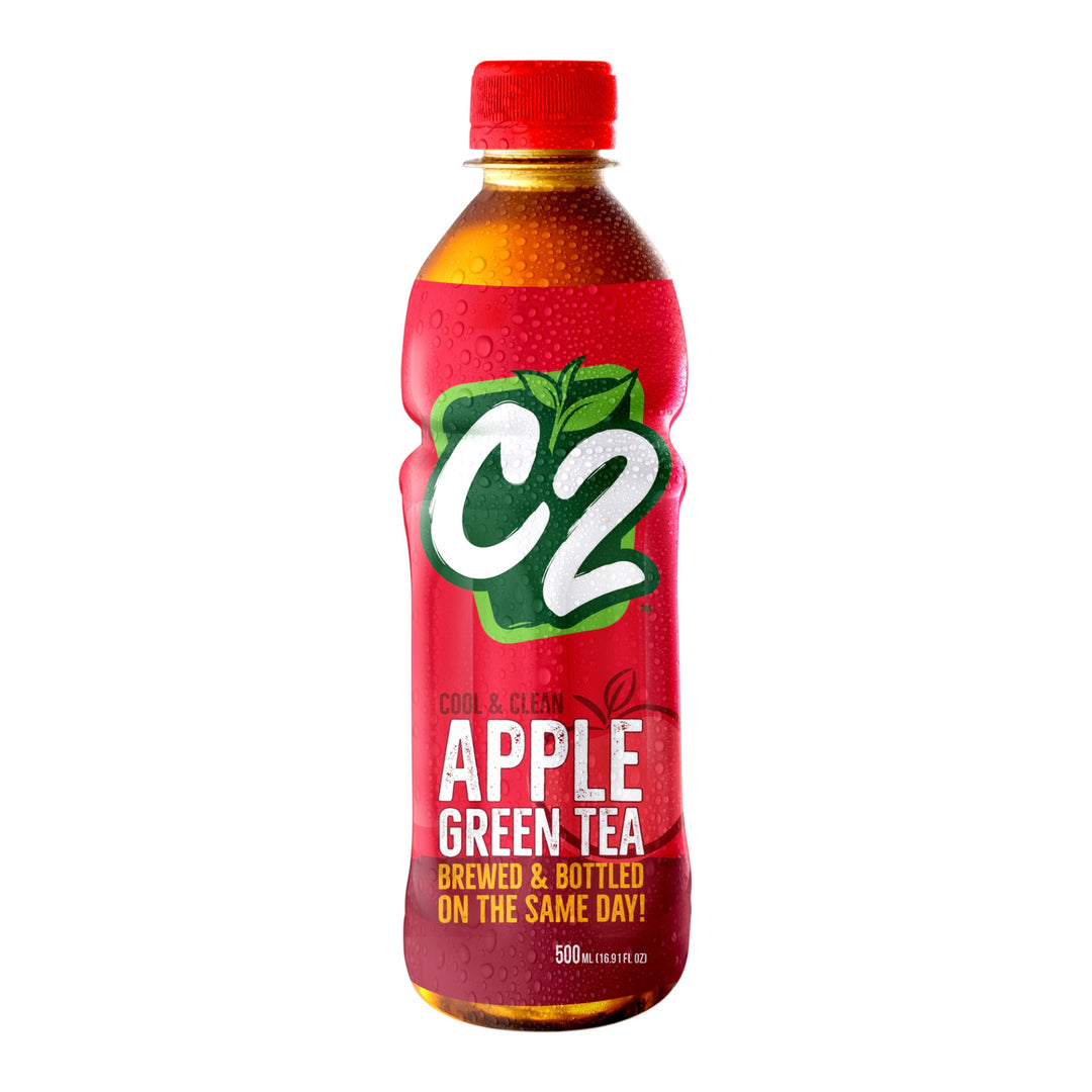 C2 Cool & Clean Apple Green Tea - 500ml