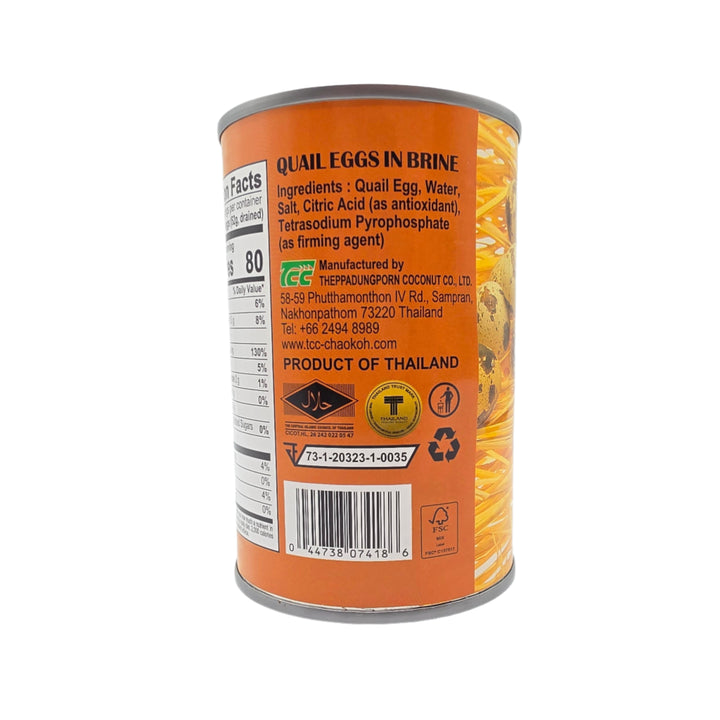 Chaokoh Quail Eggs in Brine - 15oz