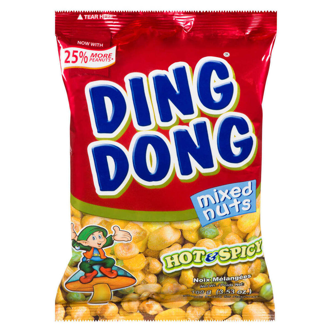 Ding Dong Mixed Nuts Hot & Spicy - 100g