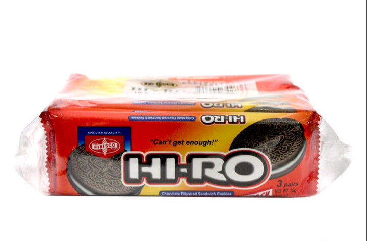 Fibisco Hi-Ro Chocolate Flavored Sandwich Cookies - 10x33g