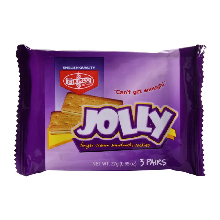 Fibisco Jolly Finger Cream Sandwich Cookies - 10x27g