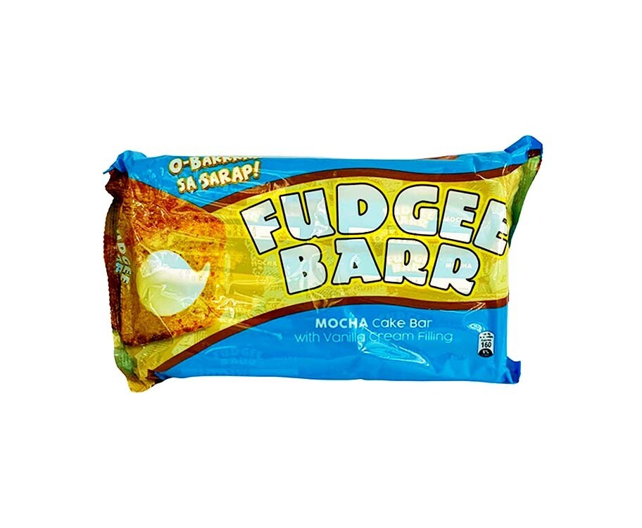 Fudgee Barr - Mocha Cake Bar with Vanilla Cream Filling 10pc - 40g