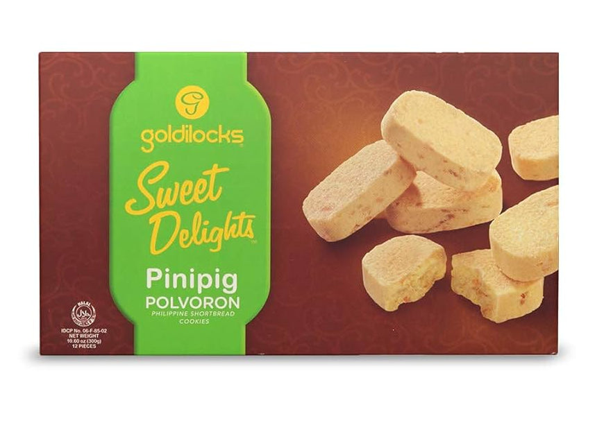 Goldilocks Sweet Delights Rice Crispies Pinipig Polvoron - 12x25g