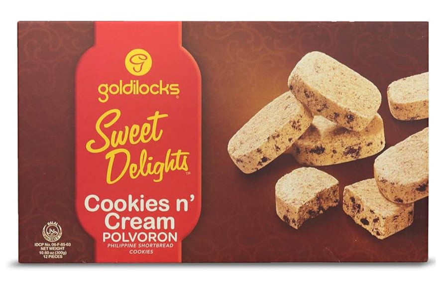 Goldilocks Sweet Delights Cookies & Cream Polvoron - 12x25g