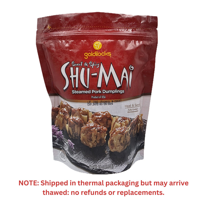 Goldilocks Sweet & Spicy Shu Mai Steamed Pork Dumpling - 1lb