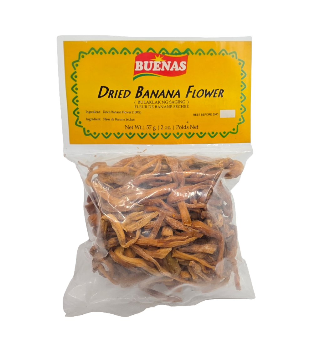Buenas Dried Banana Flower (Bulaklak ng Saging) - 57g