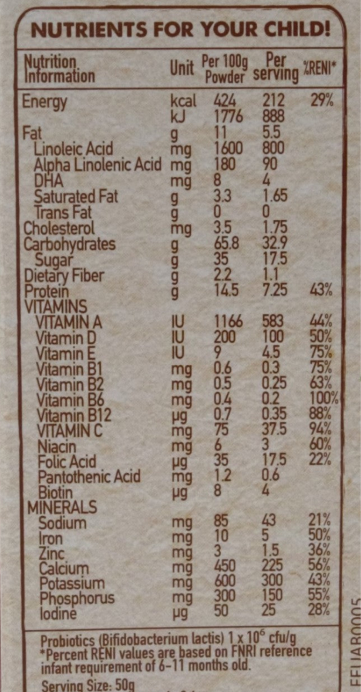 Nestle Cerelac Instant Cereal Wheat Banana & Milk - 120g