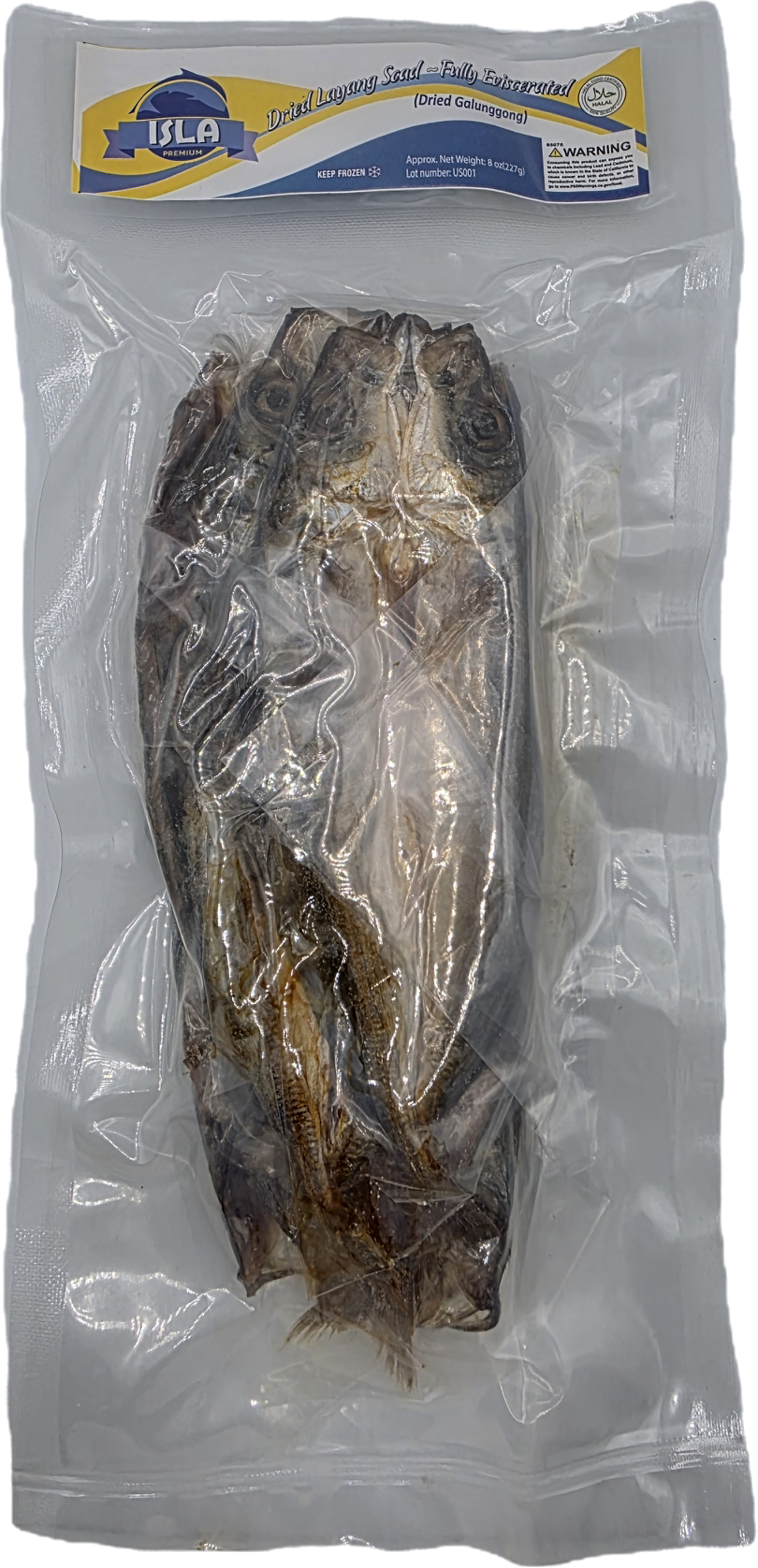 Isla Premium Dried Layang Scad Fully Eviscerated (Dried Galunggong) - 8oz