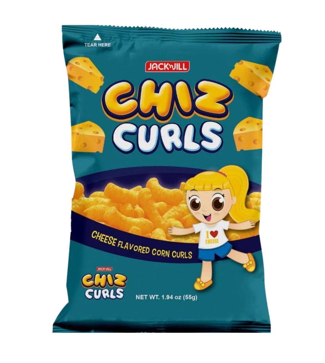 Jack 'n Jill - Chiz Curls Cheese Flavored Corn Curls - 1.94oz