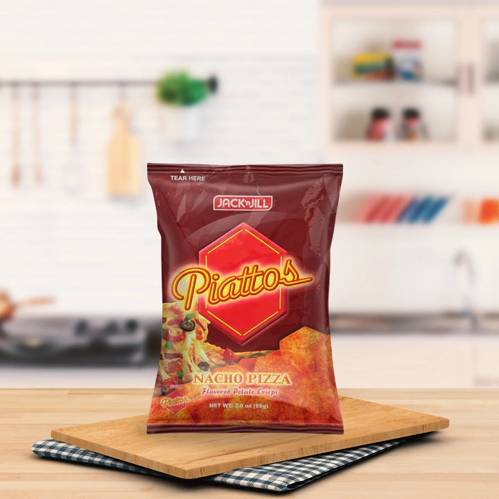 Jack 'n Jill - Piattos Nacho Pizza Flavored Potato Crisps - 85g