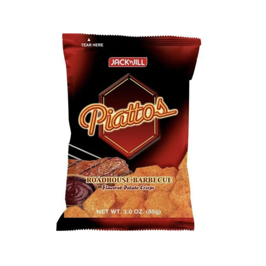 Jack 'n Jill - Piattos Roadhouse BBQ Flavored Potato Crisps - 85g