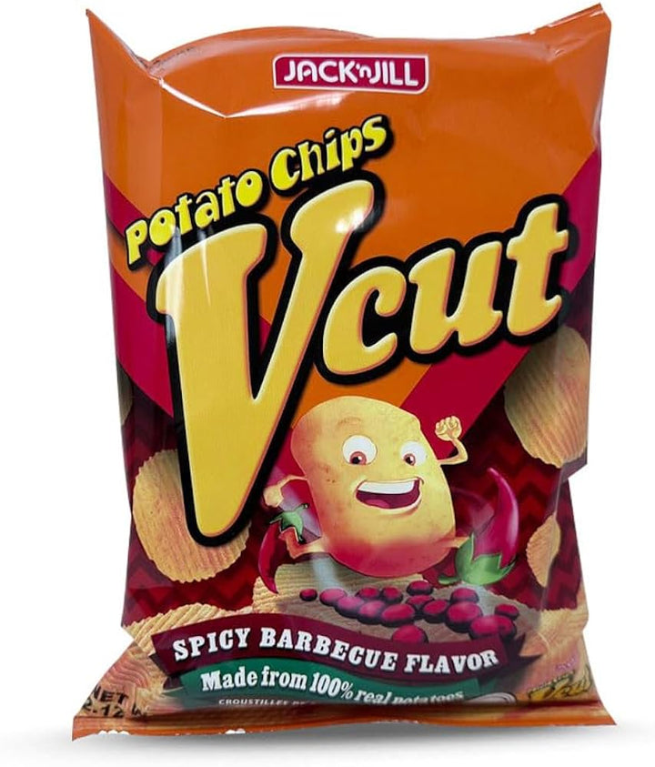 Jack 'n Jill - V Cut Potato Chips Spicy Barbecue Flavor - 2.12oz