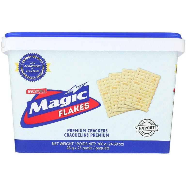 Jack 'n Jill Magic Flakes Premium Crackers Tub - 25 x 28g