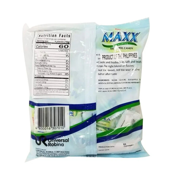 Jack 'n Jill Maxx Eucalyptus Menthol Candy (50pcs) - 200g