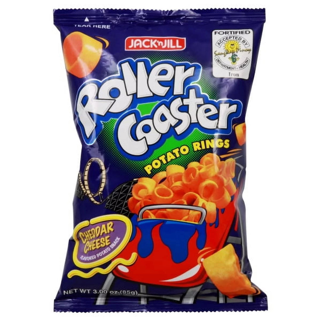 Jack 'n Jill Roller Coaster Cheddar Cheese Potato Rings - 85g