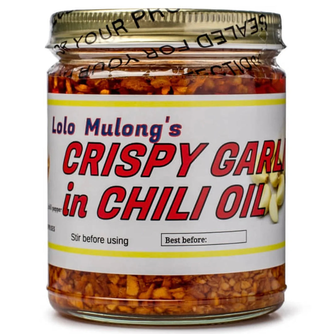 Lolo Mulong's Crispy Garlic in Chili Oil Hot Spicy - 9oz