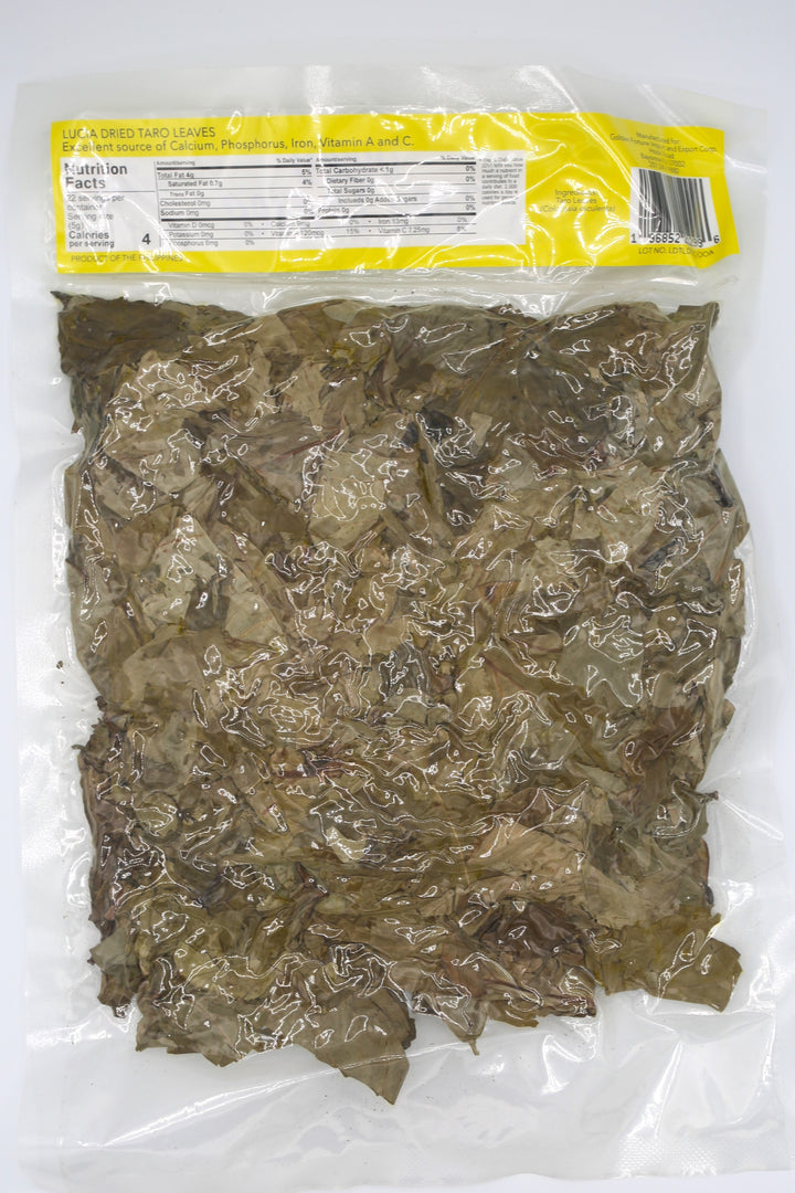 Lucia Dried Taro Leaves - 4oz