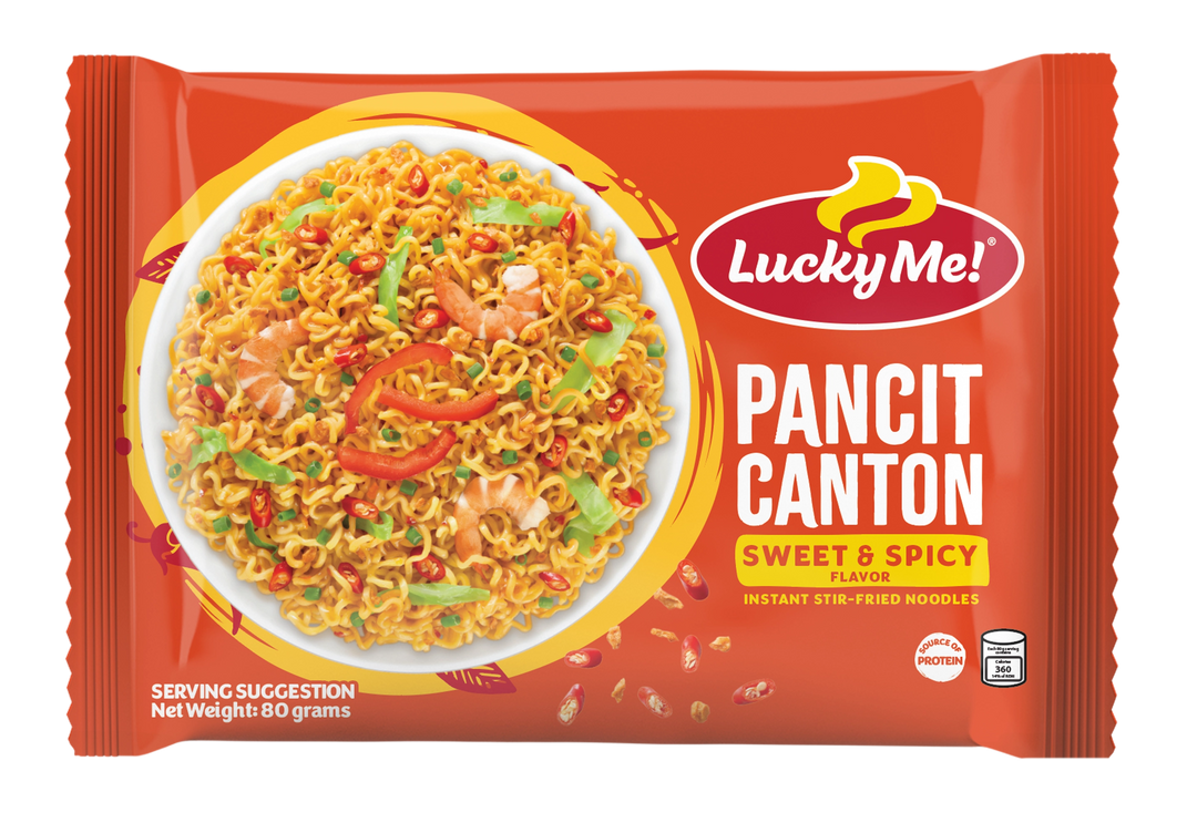 Lucky Me Pancit Canton Sweet & Spicy Flavor - 2.12 oz