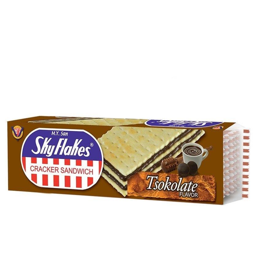 M.Y San Sky Flakes Sandwich Chocolate Flavor - 10x30g