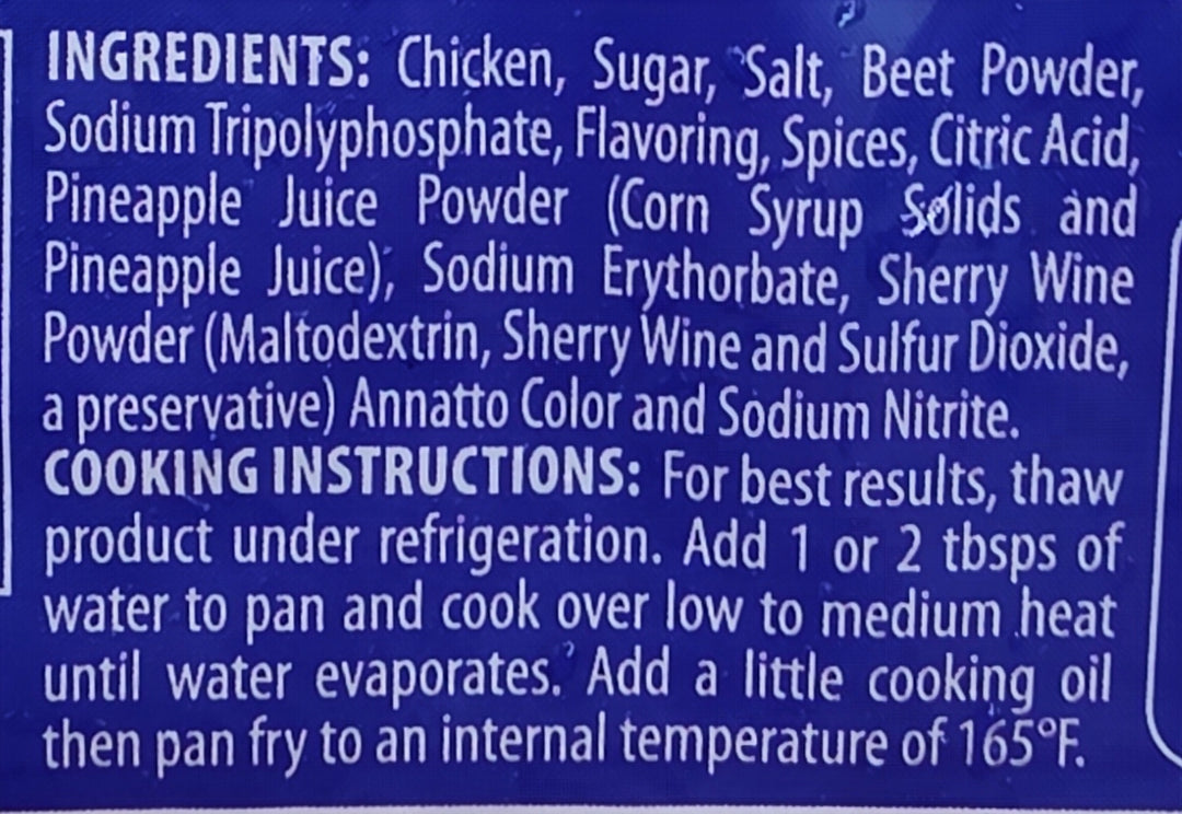 Martin Purefoods Chicken Tocino - 12oz