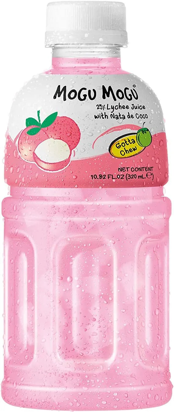 Mogu Mogu - Lychee Juice with Nata de Coco - 320 ML